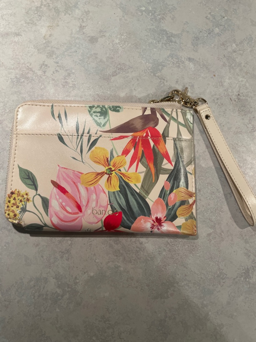 Ban.do Paradiso Floral Travel Clutch